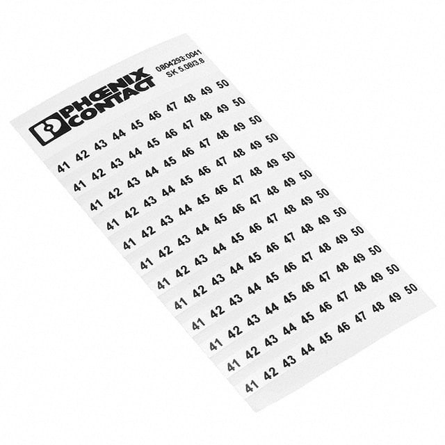 0804293:0041 Phoenix Contact  Bandes de marquage pour borniers